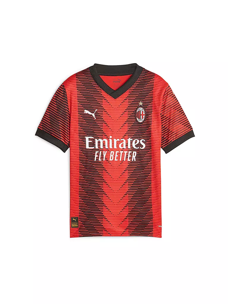 PUMA Kinder Heimtrikot AC Milan 23 24 Rot